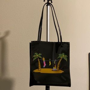 NWOT…Too Cute Shiny Black Patent Mini Purse